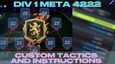 FIFA 22 *MOST META 4222 CUSTOM TACTICS AND INSTRUCTIONS*- BEST PRO CUSTOM TACTICS AND INSTRUCTIONS!