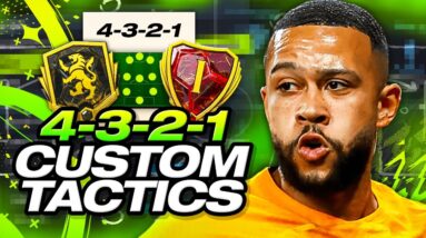 THE BEST 4-3-2-1 CUSTOM TACTICS IN FIFA 23! 🔥 FIFA 23 Ultimate Team