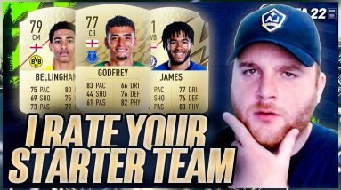 I RATE YOUR FIFA 22 STARTER TEAMS!! BUT IF YOU HAVE BEN GODFREY ITS A 10/10 #FIFA22 ULTIMATE TEAM