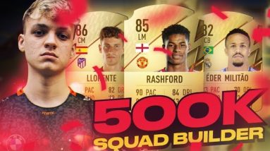 THE BEST 500K SQUAD BUILDER ON #FIFA22 ULTIMATE TEAM