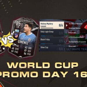 Fifa 23 |   Day 16 of The World Cup Promo!  New Showdown Cards, Upgrades & History Mystery Lesson!