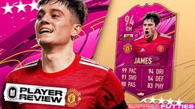 FIFA 21 FUTTIES JAMES REVIEW | 94 FUTTIES JAMES PLAYER REVIEW | FIFA 21 ULTIMATE TEAM