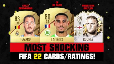 FIFA 22 | MOST SHOCKING CARDS/RATINGS IN FIFA 22! 💀😵 ft. Hazard, Rooney, Lacroix… etc