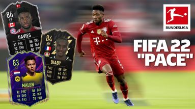 Top PACE in FIFA 22 • Alphonso Davies, Diaby or ... ?