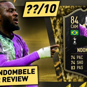TOTW TANGUY NDOMBELE PLAYER REVIEW | FIFA 22 ULTIMATE TEAM
