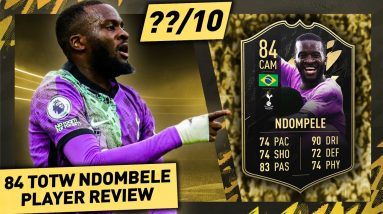 TOTW TANGUY NDOMBELE PLAYER REVIEW | FIFA 22 ULTIMATE TEAM