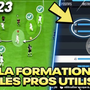 TUTO FIFA 23 - La FORMATION CHEATÉ DES PROS + TACTIQUES PERSO - 4321 META