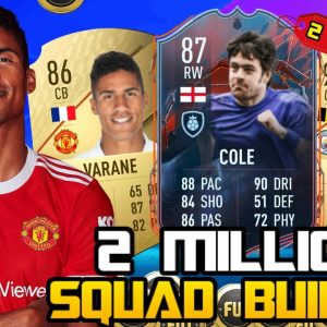 BEST 2 MILLION COIN SQUAD BUILDER ON FIFA 22! INSANE 2 MILLION COIN OP SQUAD ON ULTIMATE TEAM!