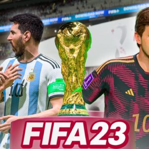 ARGENTINA vs ALEMANIA - FINAL del MUNDIAL 2022 - FIFA 23 WORLD CUP DLC - Toto Bordieri