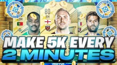 OMG! MAKE 5K EVERY 2 MINS WITH THESE PLAYERS *BEST WAY TO MAKE FAST COINS* (FIFA 23 TRADING METHODS)