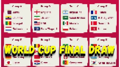 World Cup Final Draw Qatar 2022 Result