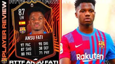 WOW He's Cracked! 🤯 87 RTTF Ansu Fati FIFA 22 Player Review