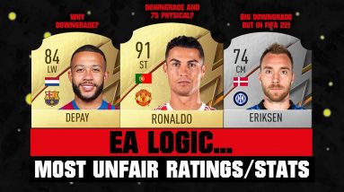 FIFA 22 | EA LOGIC... MOST UNFAIR & WRONG RATINGS/STATS! ❓😲 ft. Ronaldo, Depay, Eriksen… etc